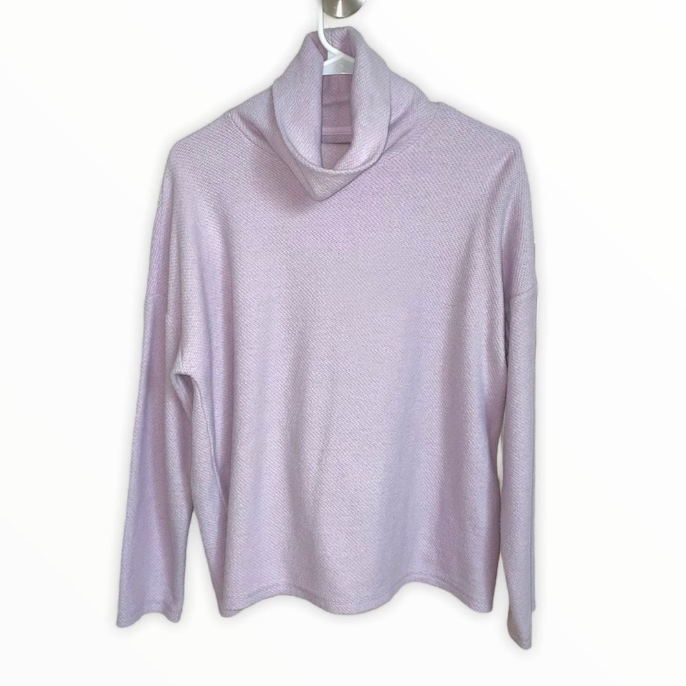 NEW Aerie Cowl Neck Lilac Purple Pullover Sweater